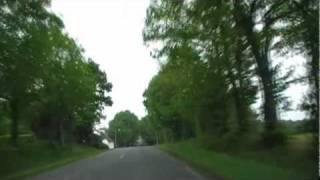 preview picture of video 'Driving On The D767 Between Mûr-de-Bretagne &  Neulliac, Morbihan, Brittany, France'