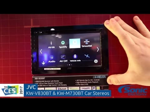 JVC KW-V830BT Android Auto / Apple CarPlay CD/DVD Stereo-video