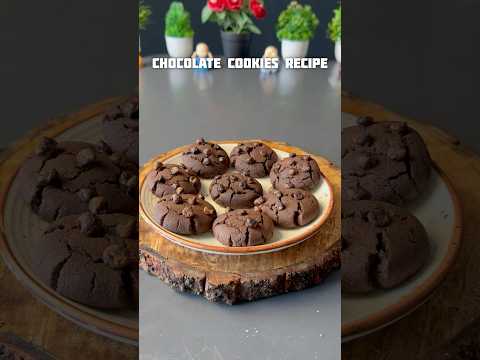 Viral chocolate Cookies Recipe #shorts #dessert #recipe #chocolate #cookies
