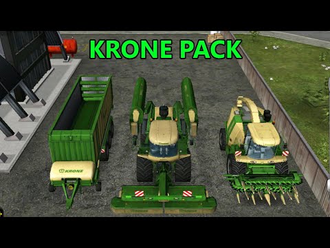 Fs14 Farming Simulator 14 - KRONE PACK Timelapse #280
