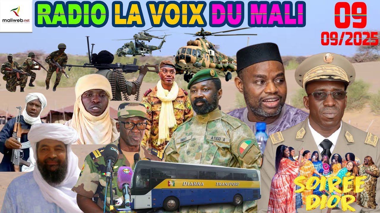 La Revue de Presse de la RADIO LA VOIX DU MALI du 09 Septembre 2025