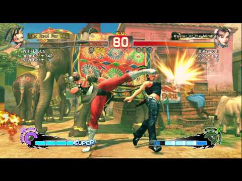 SSF4 AE WHITE GUN (Ibuki) VS. ll Peapo ll (Chun-Li) Rank