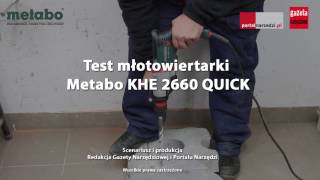 Metabo KHE 2660 Quick (600663500) - відео 2