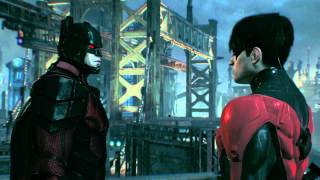 Batman Arkham Knight - Batman meets up with Nightwing for first time