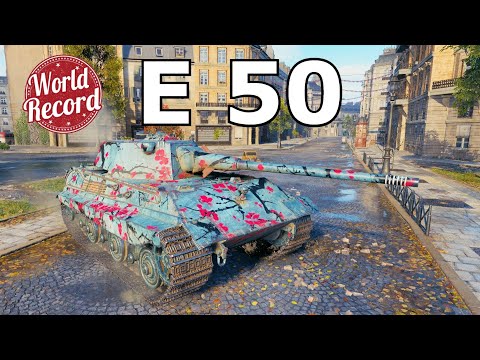 World of Tanks E 50 - 8 Kills 11,9K Damage  | NEW WORLD RECORD !