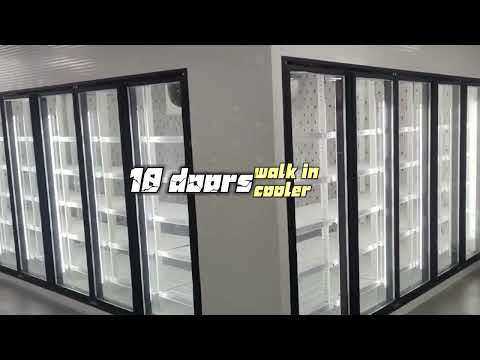 10 doors walk in cooler/freezer for convenience store