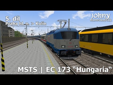 MSTS | Trať 321 | EC 173 “Hungaria“ | 5. díl - Praha hl. n. - Kolín | Johny