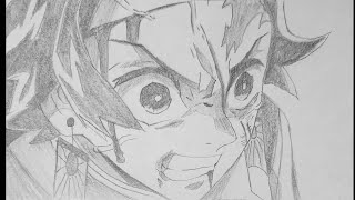 【鬼滅の刃】竈門炭治郎描いてみた。