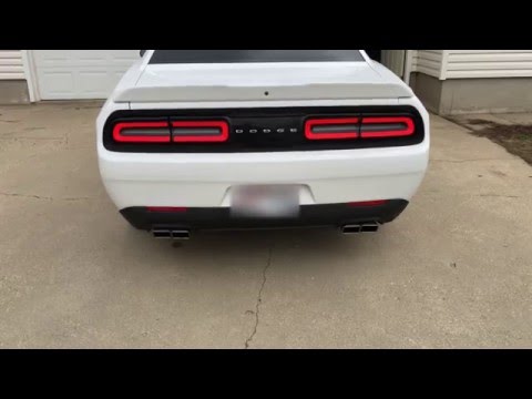 2015 Dodge Challenger R/T Borla ATAK cat-back exhaust new. (Start up and idle only)