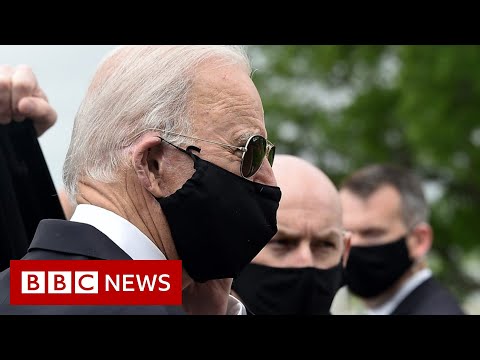 Trump and Biden trade barbs over wearing a mask - BBC News