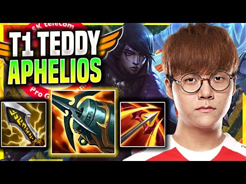 TEDDY IS SO CLEAN WITH APHELIOS! - T1 Teddy Plays Aphelios ADC vs Senna! | Season 11