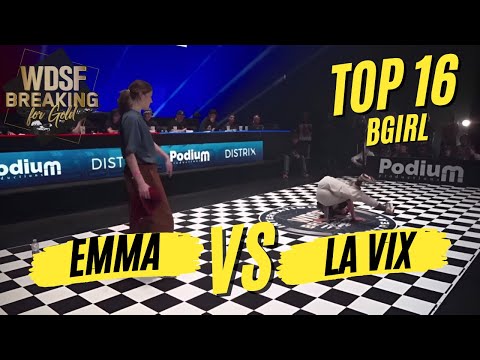 BGIRL EMMA VS BGIRL LA VIX | TOP 16 | WDSF BREAKING FOR GOLD MONTREAL 2023