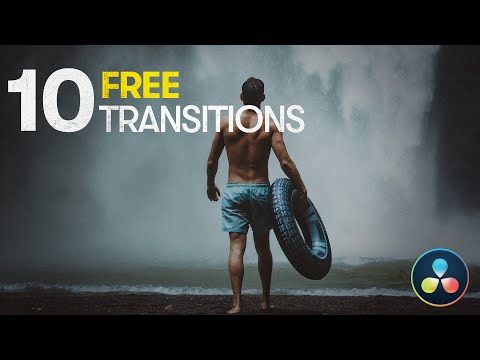10 Free Transitions for DaVinci Resolve 17/18 | Tutorial | ResolveX Transitions | The Resolve Store