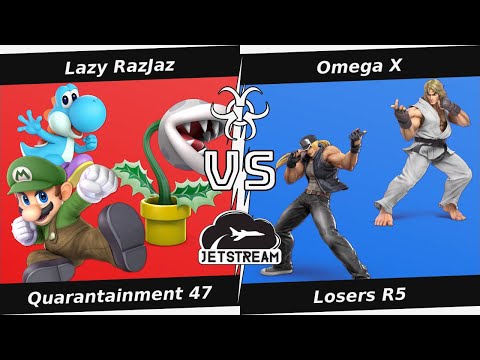 Quarantainment 47 Losers R5 - Lazy RazJaz (Yoshi, Mario, Plant) Vs. Omega X (Terry, Ken) - SSBU