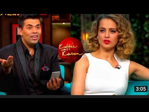 Fearless Kangana Ranaut Insults Karan Johar | Kangana Ranaut Koffee with Karan | Koffe with Karan