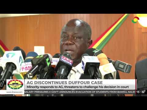 LIVE: Minority responds to AG on discontinuation of Duffuor criminal case  || 28-07-2025