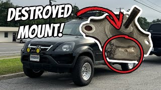 Fixing Idling Vibrations in 02-06 Honda CR-V’s! | 02-06 CR-V Passenger Side Motor Mount Replacement