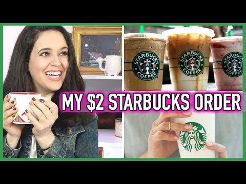My Frugal Starbucks Order → $2 Latte Hack Video