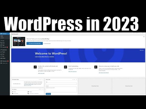 WordPress in 2023 (Version 6.2.2, theme, search & plugins)