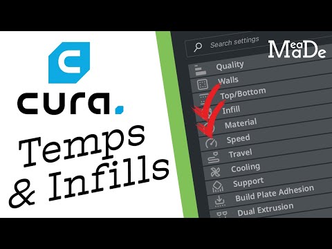 Cura Infill Patterns + Temperature Settings Tutorial - Read Your Temp Tower Correctly