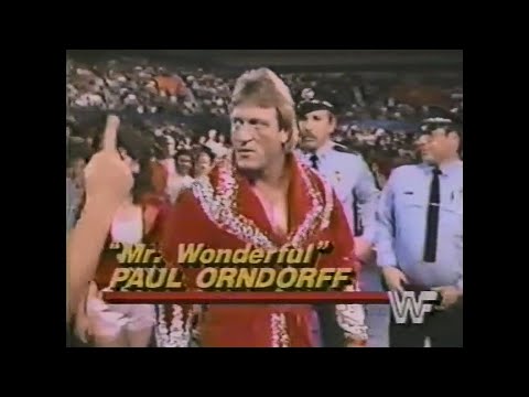 Paul Orndorff vs Lanny Poffo   SuperStars Oct 25th, 1986
