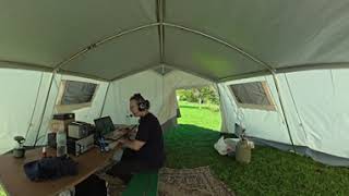 Ham Radio SSB Field Day Contest 2025 – DK0MN/p Takes 1st Place – 360° View - updated version