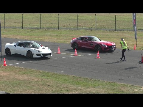 DRAGRACE | Lotus Evora 400 vs. AMG GT vs. RS3 vs. 911 Turbo