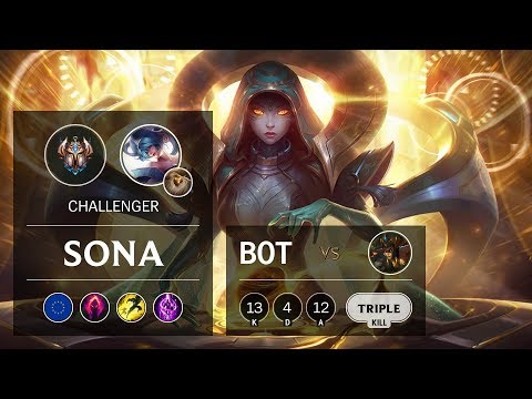Sona Bot vs Cassiopeia - EUW Challenger Patch 9.24