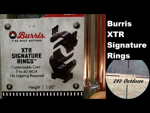 Burris XTR Signature Rings