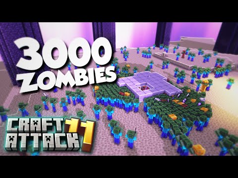 ABSOLUTE OP FARM! 2000 ZOMBIE!  - CRAFTATTACK 11 - #14