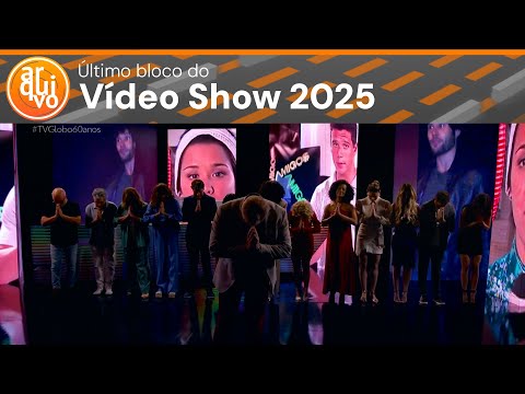 Último bloco do Vídeo Show Especial 60 Anos da TV Globo (25/04/2025)