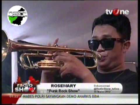 ROSEMARY   PUNK ROCK SHOW @RadioShow tvOne