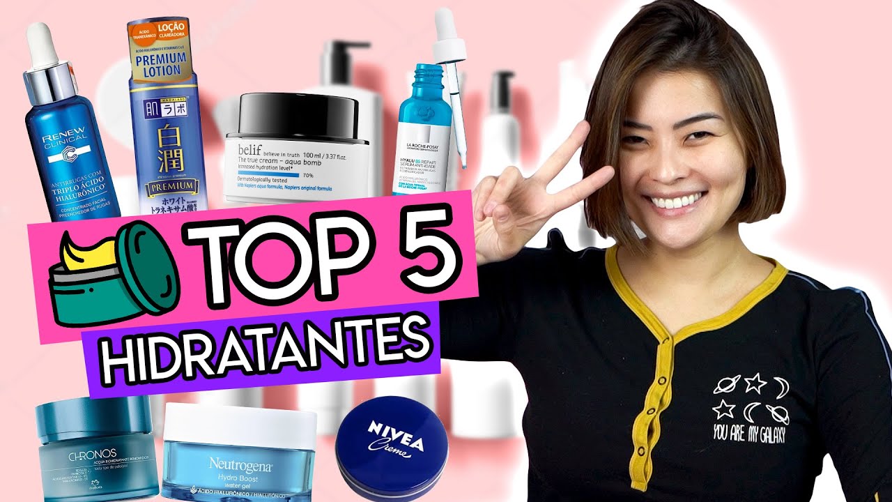 MEU TOP 5 HIDRATANTES FAVORITOS 🎉🎊✨