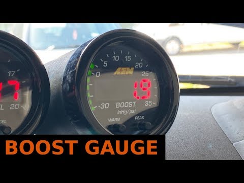 EVO X BOOST GAUGE INSTALL