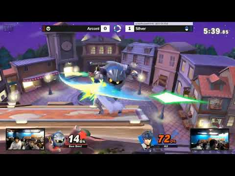 SOS 162 Losers Quarter Finals - Silver (Marth) vs Arconi (Meta Knight)