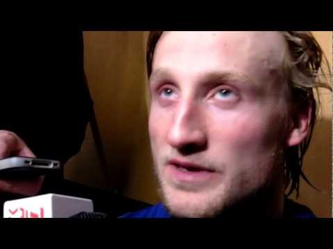 Lightning Sniper Steven Stamkos talks about 59th goal and Leafs happy to win home finale for fans