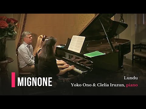 Francisco Mignone:  Lundu for Piano Four Hands (Yoko Ono and Clelia Iruzun)