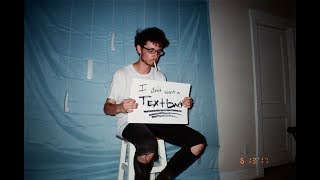 I Don't Want a Text Back. Music Video