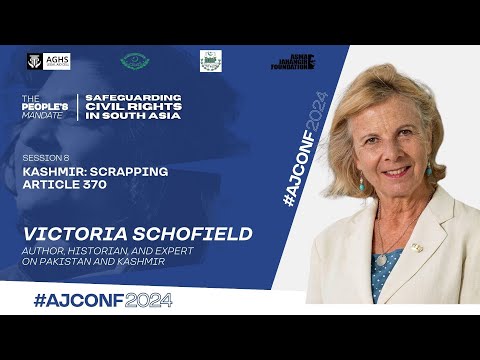 AJCONF 2024 | Victoria Schofield | Author, Historian, and Expert on Pakistan and Kashmir (UK)