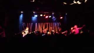 Say Anything - Cemetery (Dallas, TX 6/6/2013)
