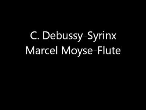 C  Debussy Syrinx Marcel Moyse