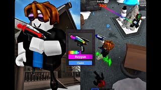 MM2 MOBILE GAMEPLAY W/ CHROMA RAYGUN!