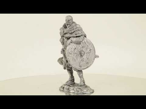 Jarl (Earl) Viking, 9-10 centuries. Collection 54mm miniature tin toy soldier figurine