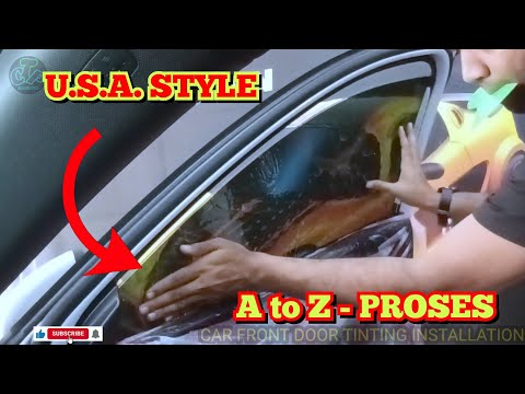 How to Install Car Front Door Window Tint Like a Professional (Step-by-Step)