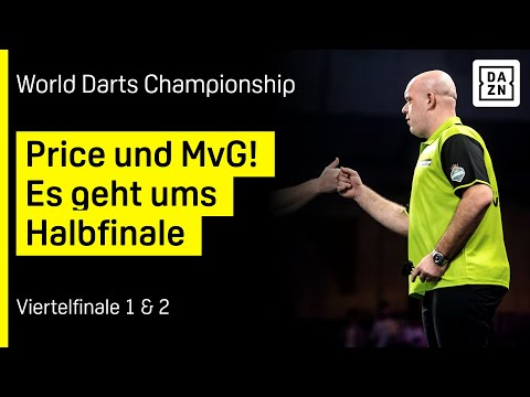 Der Kampf ums Halbfinale ist eröffnet: Viertelfinale 1 & 2 | Darts WM 25 | DAZN Highlights