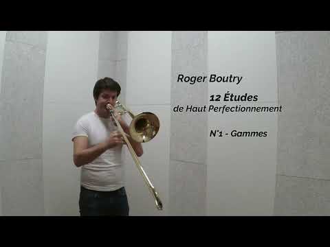 Roger Boutry, Étude 1 - Gammes (12 Études de Haut Perfectionnement)