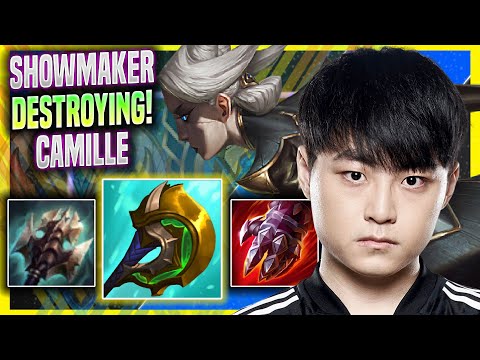 SHOWMAKER DESTROYING WITH CAMILLE IN EUW SOLOQ! - DK ShowMaker Plays Camille TOP vs Yone!