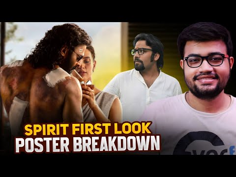 Spirit First Look Poster Decoding|Kabir Singh + Animal 🔥😳😱