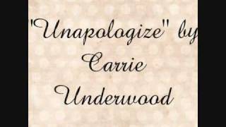 [KaRaoKe] Carrie Underwood - Unapologize