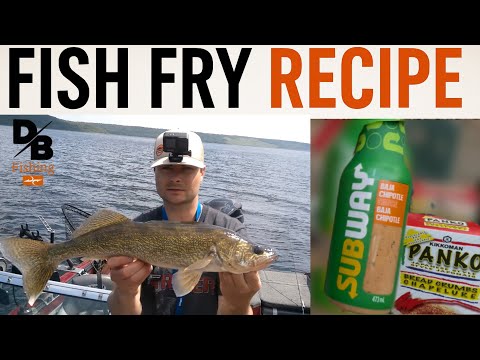 CATCH AND COOK! BAJA CHIPOTLE WALLEYE ON THE BASS PRO FISH FRYER
